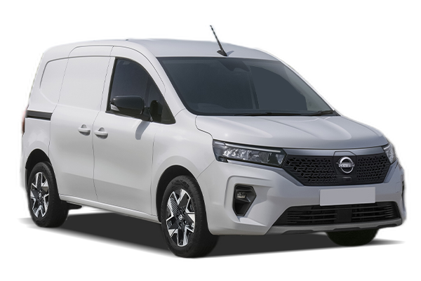 Vue latérale du fourgon NISSAN TOWNSTAR EV - 2022 – modèle utilitaire gris aménageable